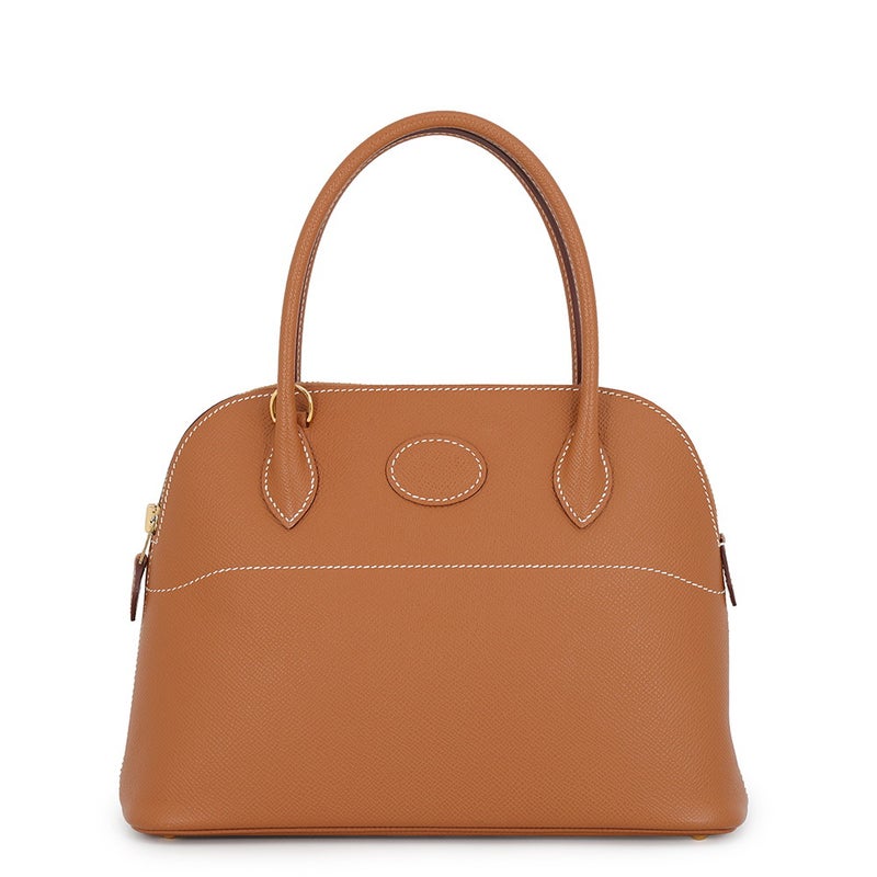 エルメス ハンドバッグ ボリード27 ゴールド/ゴールド金具 エプソン U刻印 HERMES Bolide 2wayショルダーバッグ