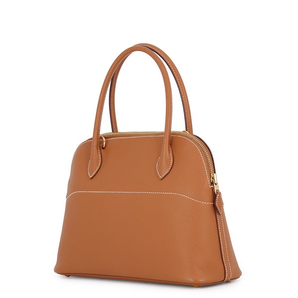 エルメス ハンドバッグ ボリード27 ゴールド/ゴールド金具 エプソン U刻印 HERMES Bolide 2wayショルダーバッグ