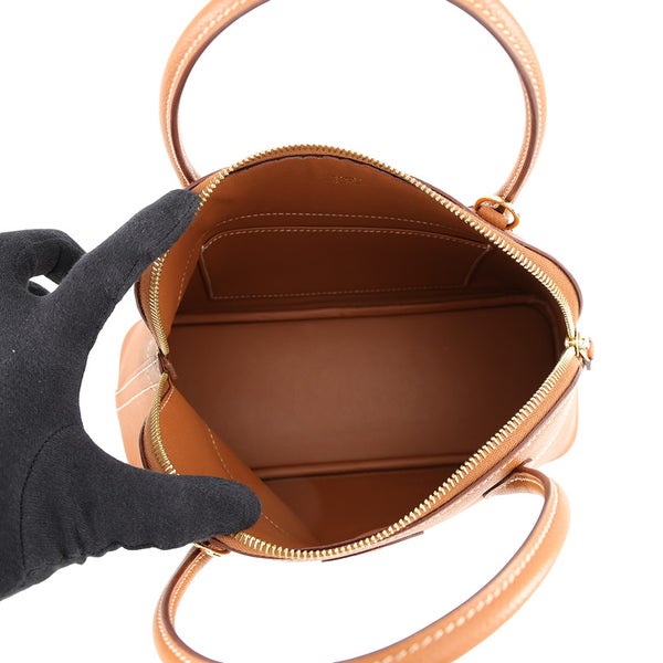 エルメス ハンドバッグ ボリード27 ゴールド/ゴールド金具 エプソン U刻印 HERMES Bolide 2wayショルダーバッグ