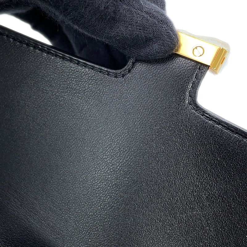 エルメス 長財布 コンスタンス トゥーゴー ロング ブラック/ゴールド金具 素材 K刻印 HERMES 黒