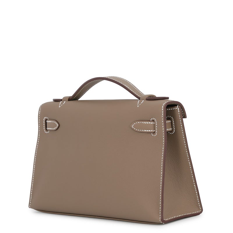 エルメス ハンドバッグ ポシェットケリー ポシェット/ゴールド金具 スイフト G刻印 HERMES バッグ