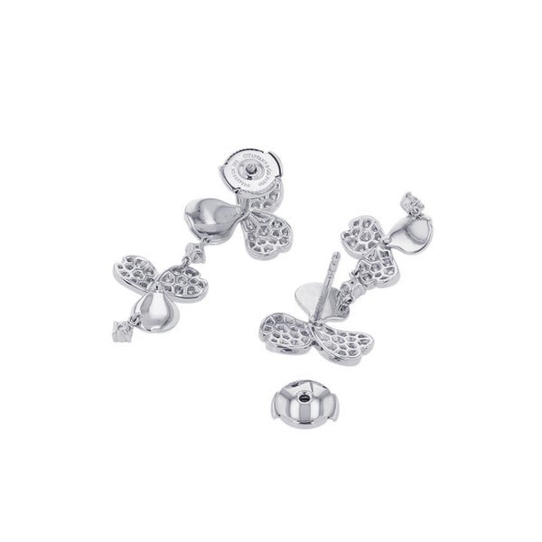 ティファニー ピアス ペーパーフラワー ダイヤモンド Pt950プラチナ Tiffany&Co. ジュエリー