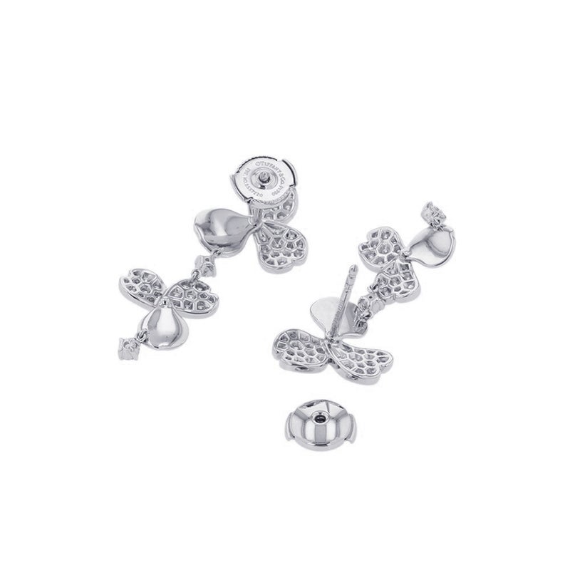 ティファニー ピアス ペーパーフラワー ダイヤモンド Pt950プラチナ Tiffany&Co. ジュエリー
