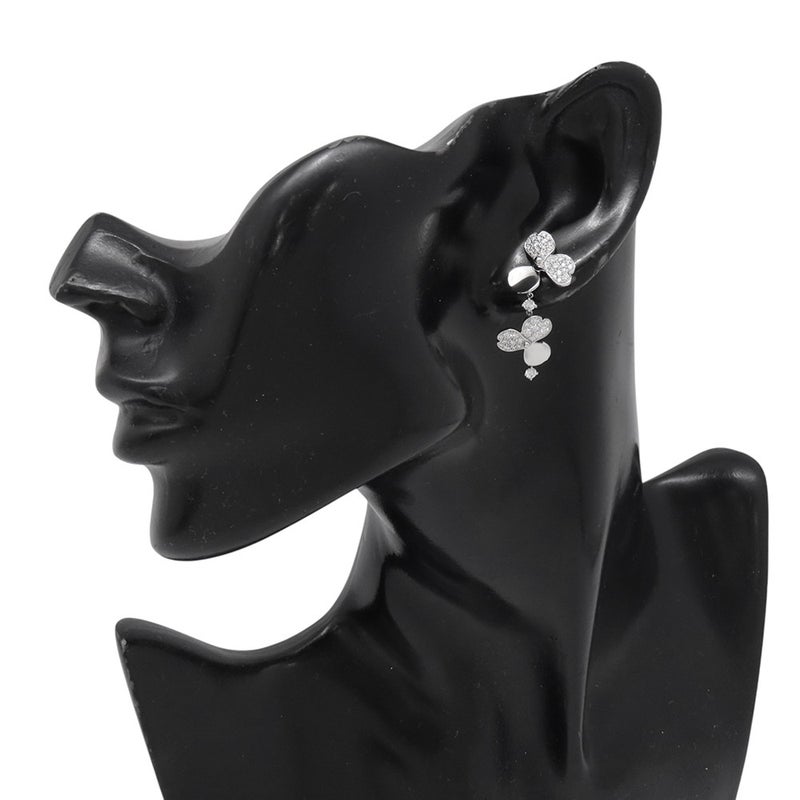 ティファニー ピアス ペーパーフラワー ダイヤモンド Pt950プラチナ Tiffany&Co. ジュエリー