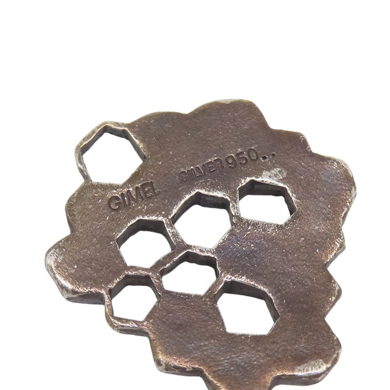 ギメル ブローチ ビー ダイヤモンド 計0.148ct K18YG/Pt950/SV950 gimel 蜂 ハチ 巣