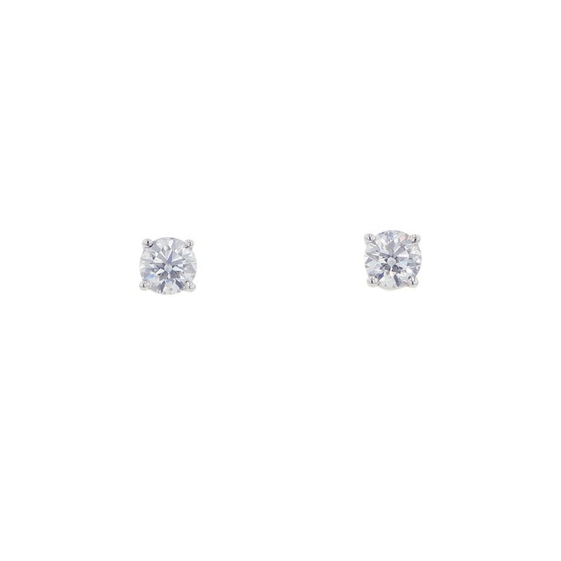 ティファニー ピアス ソリティア ダイヤモンド スタッド ピアス ダイヤ 2P 計約0.35ct Pt950プラチナ Tiffany&Co.