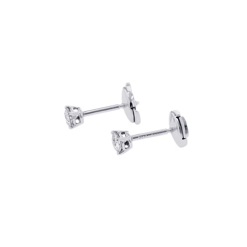 ティファニー ピアス ソリティア ダイヤモンド スタッド ピアス ダイヤ 2P 計約0.35ct Pt950プラチナ Tiffany&Co.