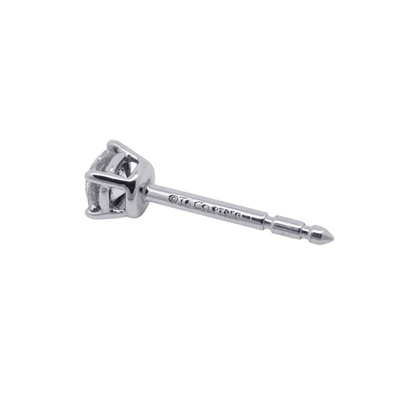 ティファニー ピアス ソリティア ダイヤモンド スタッド ピアス ダイヤ 2P 計約0.35ct Pt950プラチナ Tiffany&Co.