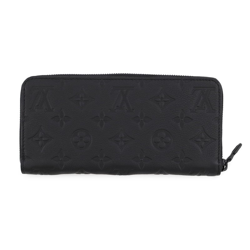 ルイヴィトン 長財布 モノグラム・シャドウ ジッピーウォレット・ホリゾンタル M80333 LOUIS VUITTON 財布 ブラック 黒