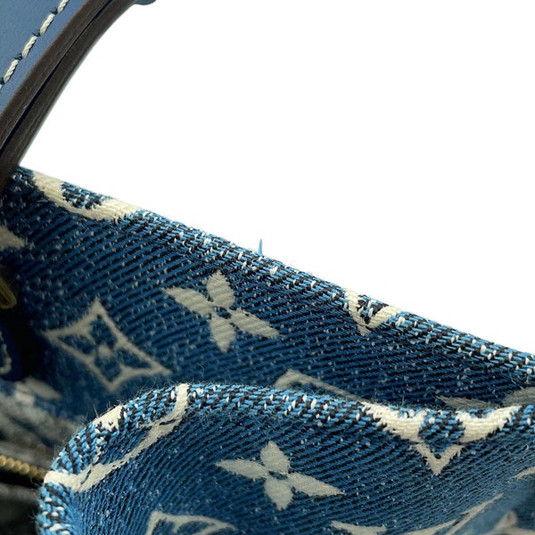 ルイヴィトン トートバッグ モノグラム・ジャガード デニム オンザゴーMM M59608 LOUIS VUITTON  2wayハンドバッグ