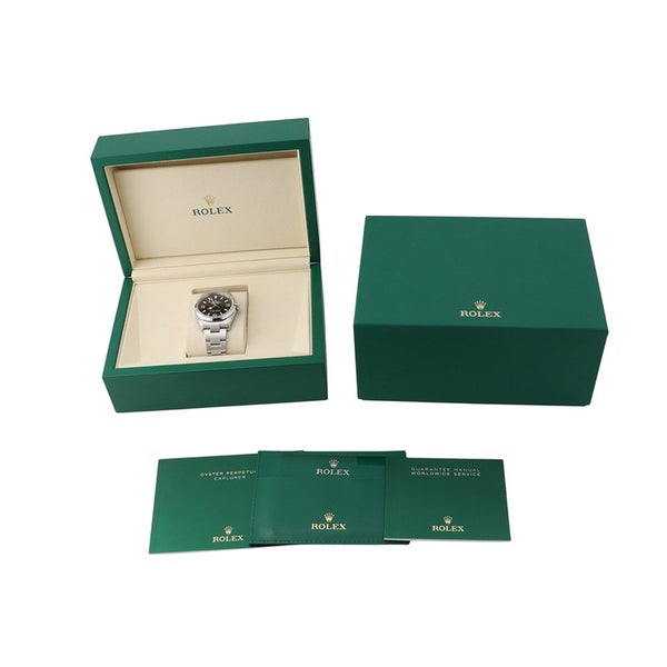 ロレックス エクスプローラー ランダムシリアル ルーレット 124270 ROLEX 腕時計 ウォッチ 黒文字盤