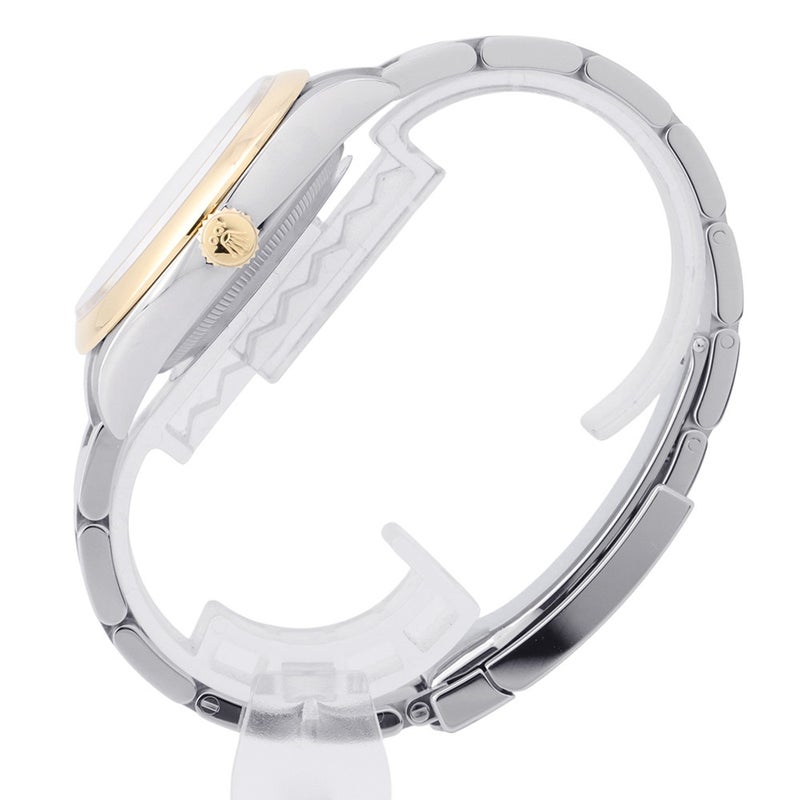ロレックス オイスターパーペチュアル SS/K18YG ランダムシリアル ルーレット 126003 ROLEX 腕時計 スレート文字盤