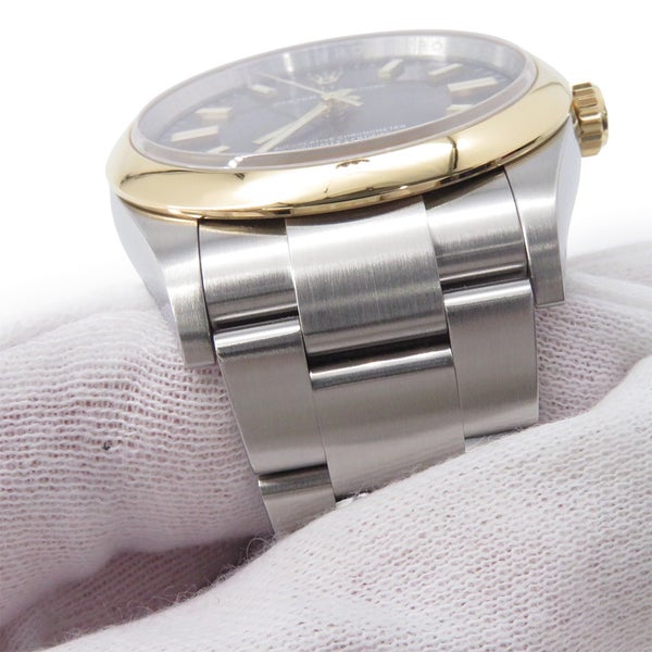 ロレックス オイスターパーペチュアル SS/K18YG ランダムシリアル ルーレット 126003 ROLEX 腕時計 スレート文字盤