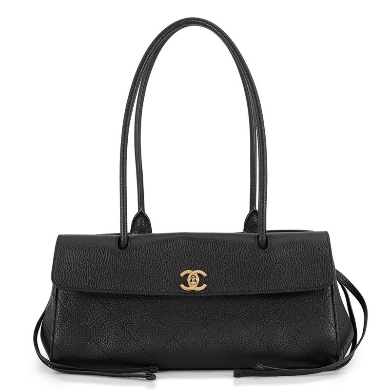 シャネル ショルダーバッグ ココマーク ショッピングバッグ スモール グレインドカーフスキン AS6288 CHANEL 黒