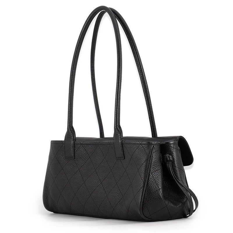 シャネル ショルダーバッグ ココマーク ショッピングバッグ スモール グレインドカーフスキン AS6288 CHANEL 黒