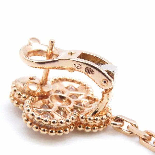 ヴァンクリーフ&アーペル ピアス マジック アルハンブラ 2モチーフ ダイヤ 24P 計0.96ct マザーオブパール VCARP2R200