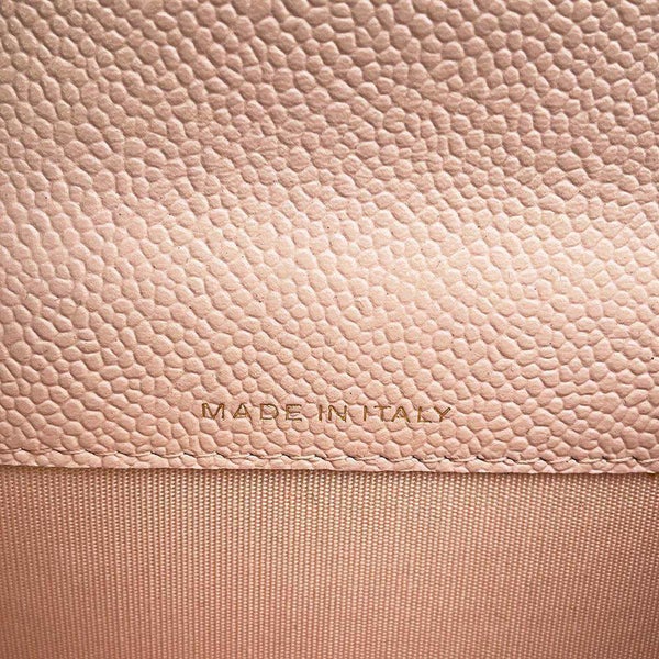 シャネル カードケース マトラッセ ココマーク キャビアスキン CHANEL 名刺入れ ピンク