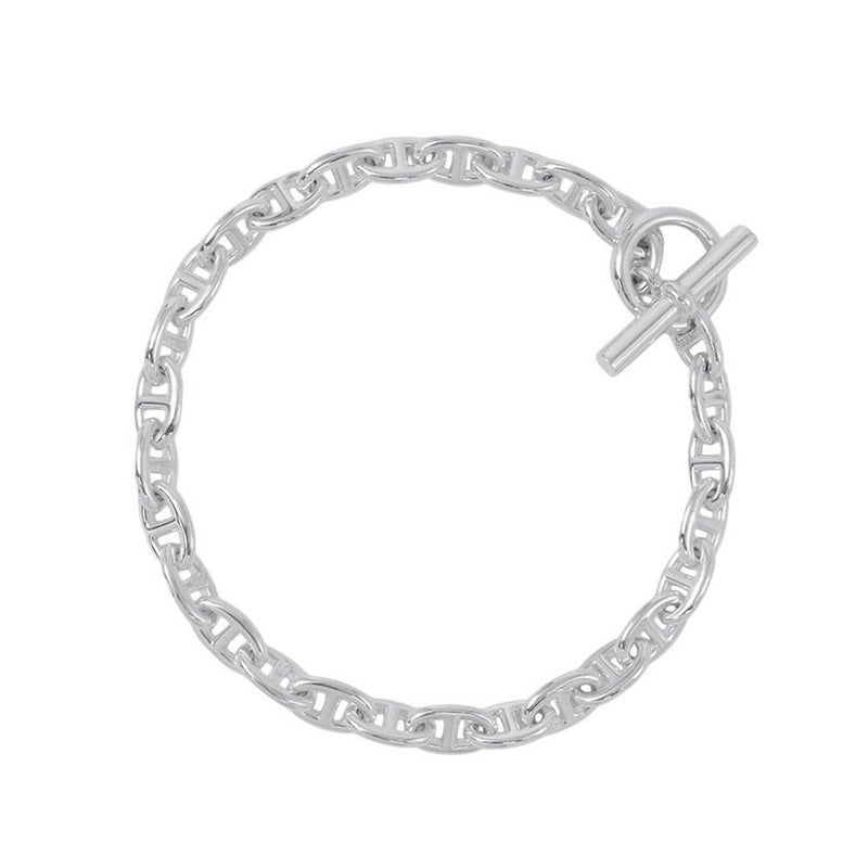 エルメス ブレスレット シェーヌダンクルTPM 28コマ SV925シルバー HERMES ジュエリー