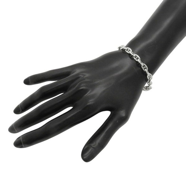 エルメス ブレスレット シェーヌダンクルTPM 28コマ SV925シルバー HERMES ジュエリー