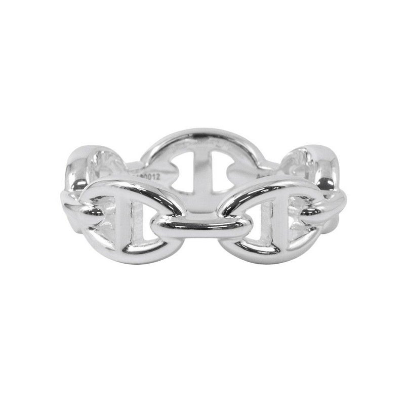 エルメス リング シェーヌダンクル アンシェネPM SV925シルバー リングサイズ56 HERMES ジュエリー