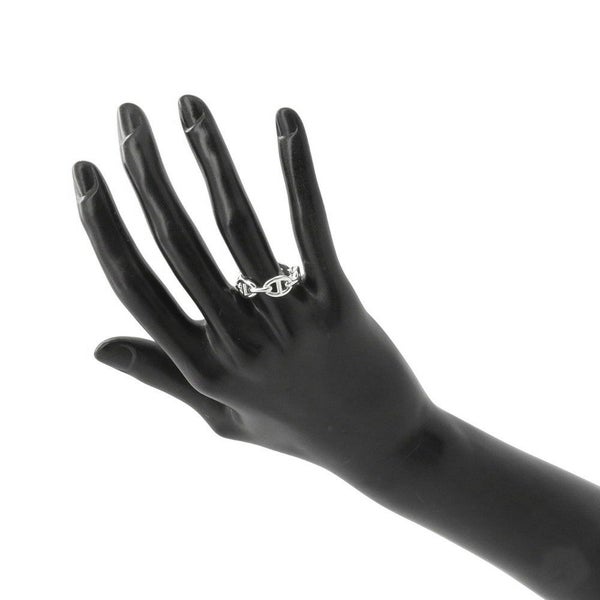 エルメス リング シェーヌダンクル アンシェネPM SV925シルバー リングサイズ56 HERMES ジュエリー