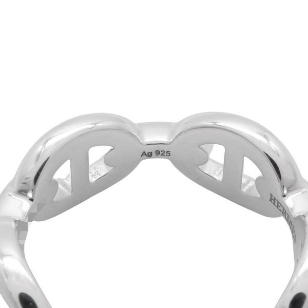 エルメス リング シェーヌダンクル アンシェネPM SV925シルバー リングサイズ56 HERMES ジュエリー