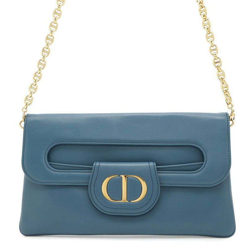 クリスチャン・ディオール チェーンショルダーバッグ DOUBLE レザー M8641U Christian Dior 2way クラッチ セール品