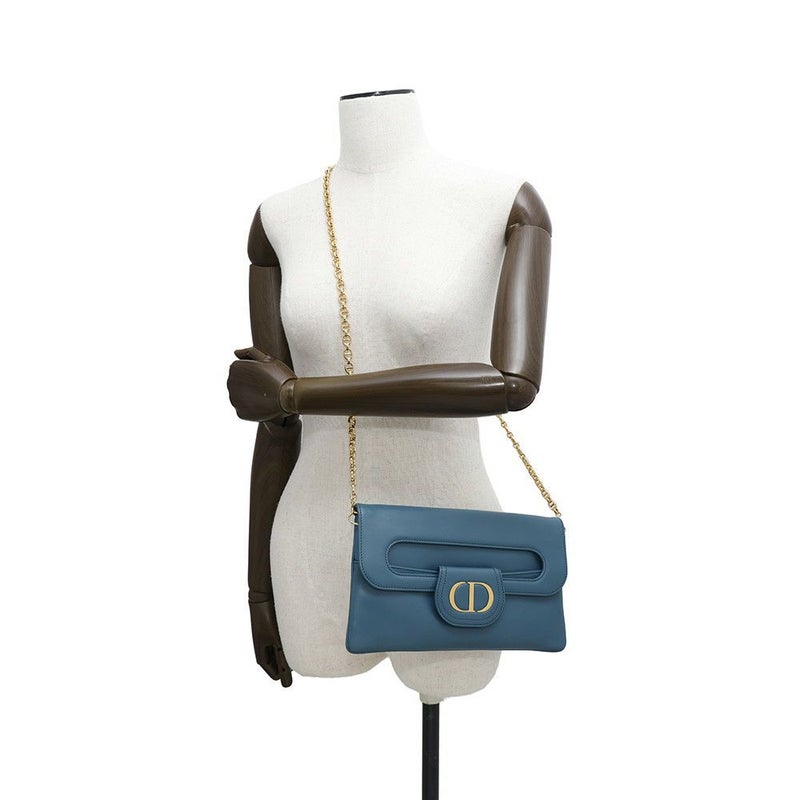 クリスチャン・ディオール チェーンショルダーバッグ DOUBLE レザー M8641U Christian Dior 2way クラッチ セール品