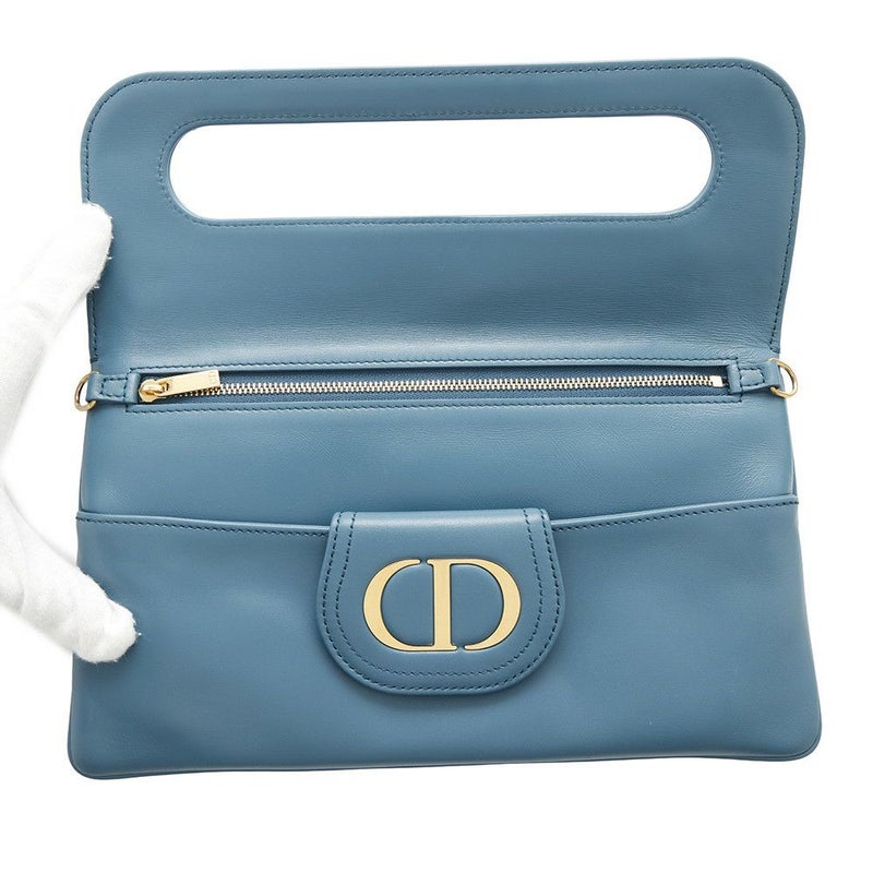 クリスチャン・ディオール チェーンショルダーバッグ DOUBLE レザー M8641U Christian Dior 2way クラッチ セール品