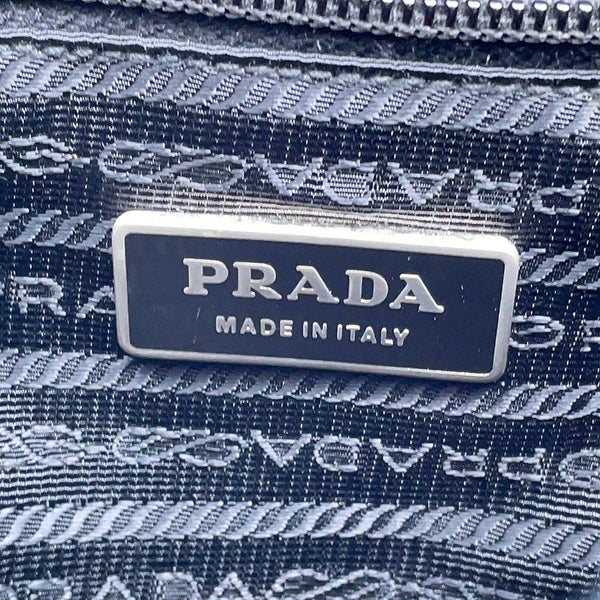 プラダ ショルダーバッグ サフィアーノ ロゴ ナイロン PRADA メッセンジャーバッグ 黒