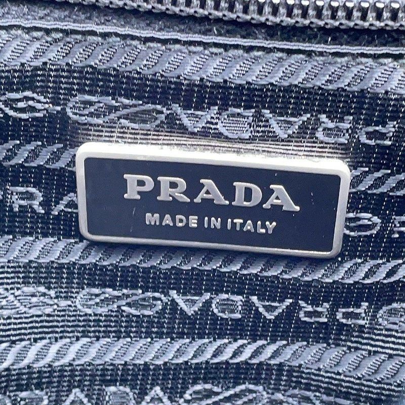 プラダ ショルダーバッグ サフィアーノ ロゴ ナイロン PRADA メッセンジャーバッグ 黒