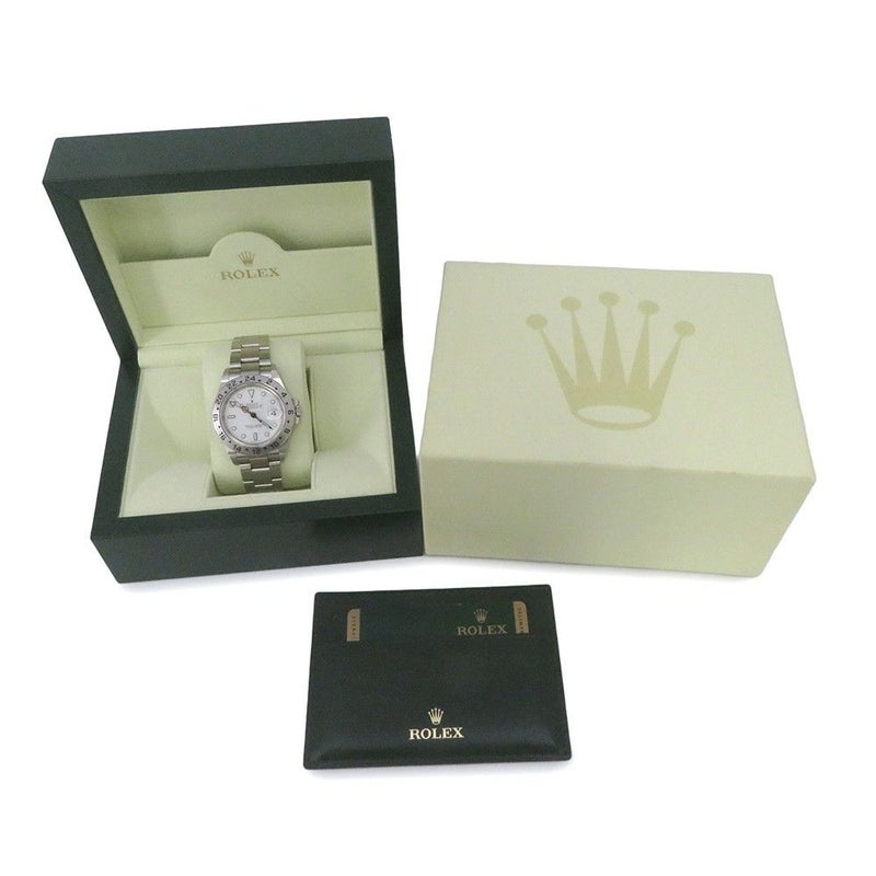 ロレックス エクスプローラー2 ランダムシリアルルーレット 16570 ROLEX 腕時計 白文字盤