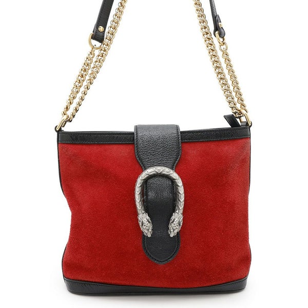 グッチ チェーンショルダーバッグ ディオニソス スエード 499622 GUCCI バッグ 黒