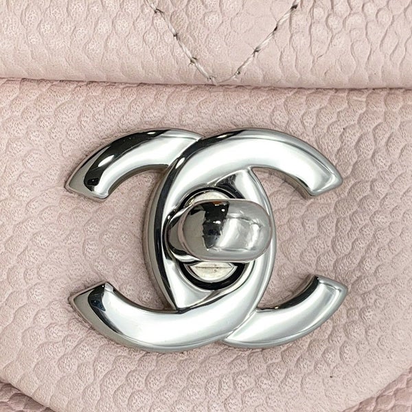 シャネル チェーンショルダーバッグ ココマーク キャビアスキン A69900 CHANEL ミニ フラップ バッグ