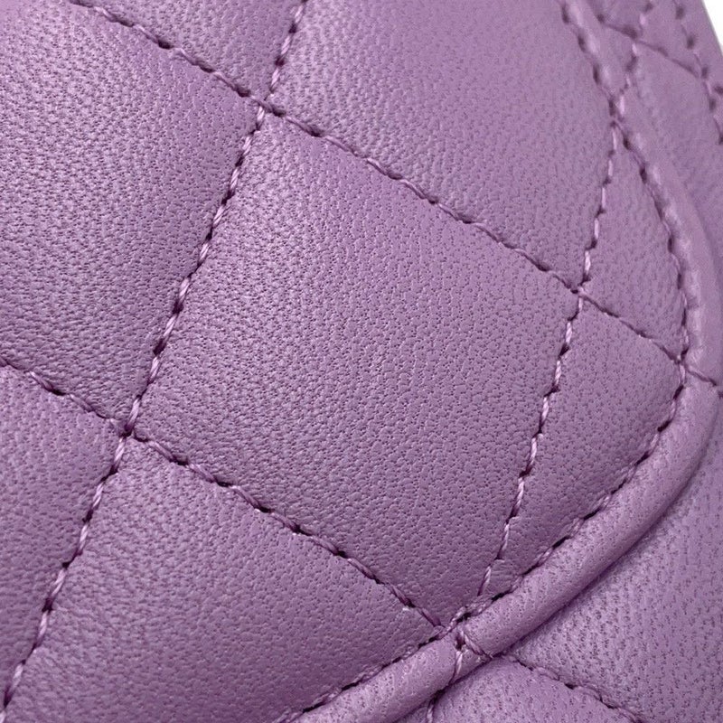 シャネル チェーンショルダーバッグ マトラッセ ココマーク ハート ラムスキン AP2784 CHANEL ポシェット