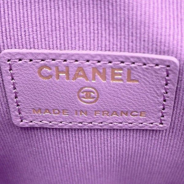 シャネル チェーンショルダーバッグ マトラッセ ココマーク ハート ラムスキン AP2784 CHANEL ポシェット