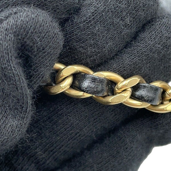 シャネル ハンドバッグ CHANEL 22 ミニ ココマーク シャイニーカーフレザー AS3980 CHANEL 2way 黒