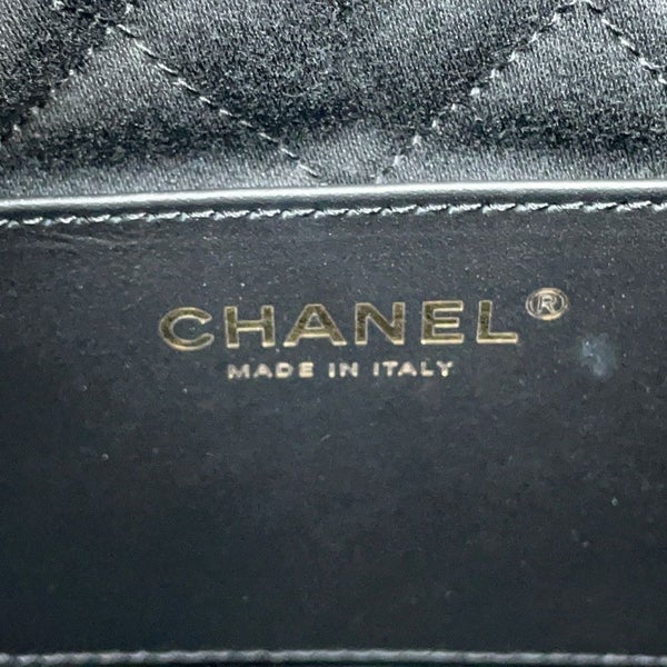 シャネル ハンドバッグ CHANEL 22 ミニ ココマーク シャイニーカーフレザー AS3980 CHANEL 2way 黒