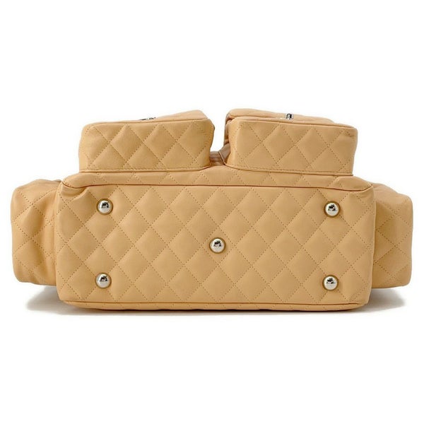 シャネル ショルダーバッグ マトラッセ ココマーク カンボンライン マルチポケット A25173 CHANEL