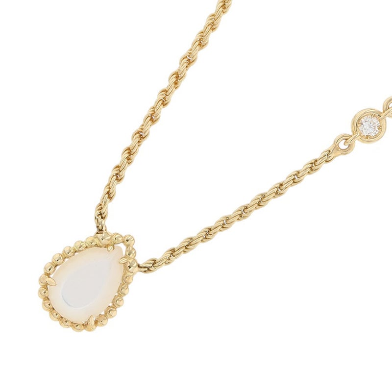 ブシュロン ネックレス セルパンボエム ペンダント エクストラスモール マザーオブパール 1P 0.75ct/ダイヤ 1P 0.03ct K18YG JPN00626