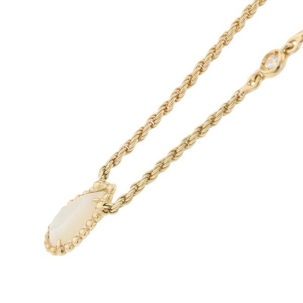 ブシュロン ネックレス セルパンボエム ペンダント エクストラスモール マザーオブパール 1P 0.75ct/ダイヤ 1P 0.03ct K18YG JPN00626