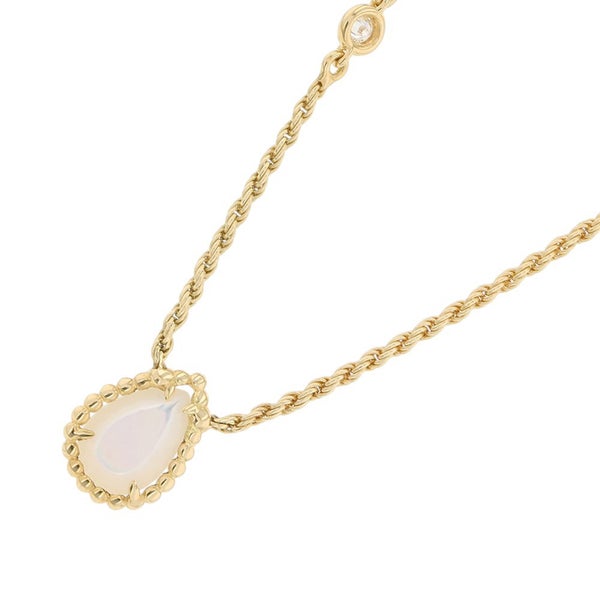 ブシュロン ネックレス セルパンボエム ペンダント エクストラスモール マザーオブパール 1P 0.75ct/ダイヤ 1P 0.03ct K18YG JPN00626