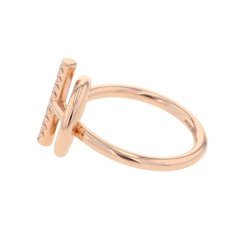 エルメス リング エシャペ PM ダイヤモンド 10P 計0.07ct K18PGピンクゴールド リングサイズ51 HERMES Echappee 指輪