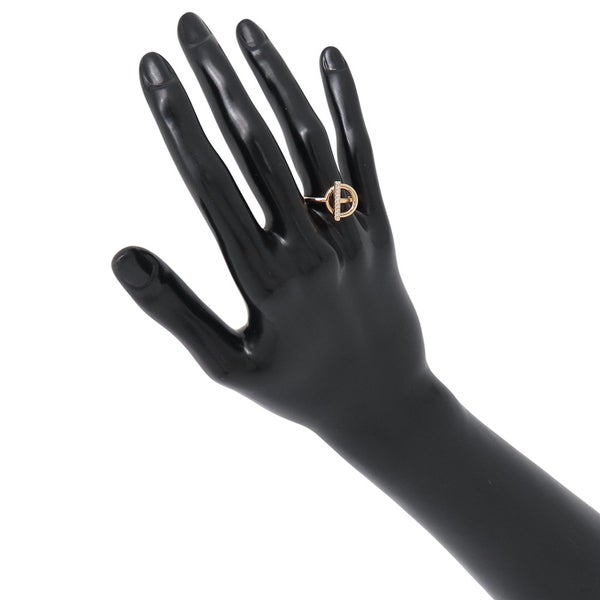 エルメス リング エシャペ PM ダイヤモンド 10P 計0.07ct K18PGピンクゴールド リングサイズ51 HERMES Echappee 指輪