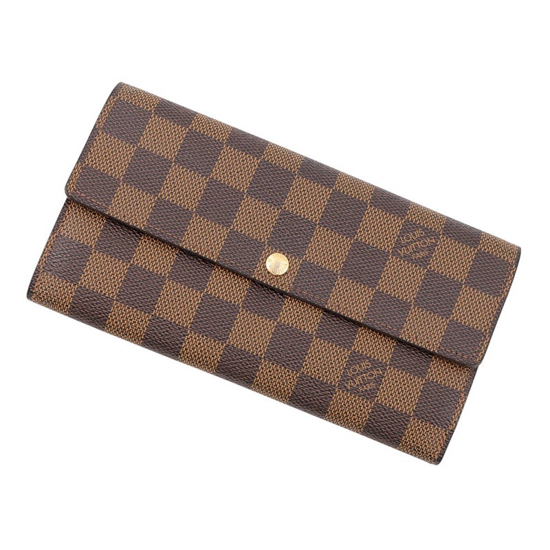 ルイヴィトン 長財布 ダミエ・エベヌ ポルトフォイユ・サラ 旧型 N61734 LOUIS VUITTON ヴィトン 財布