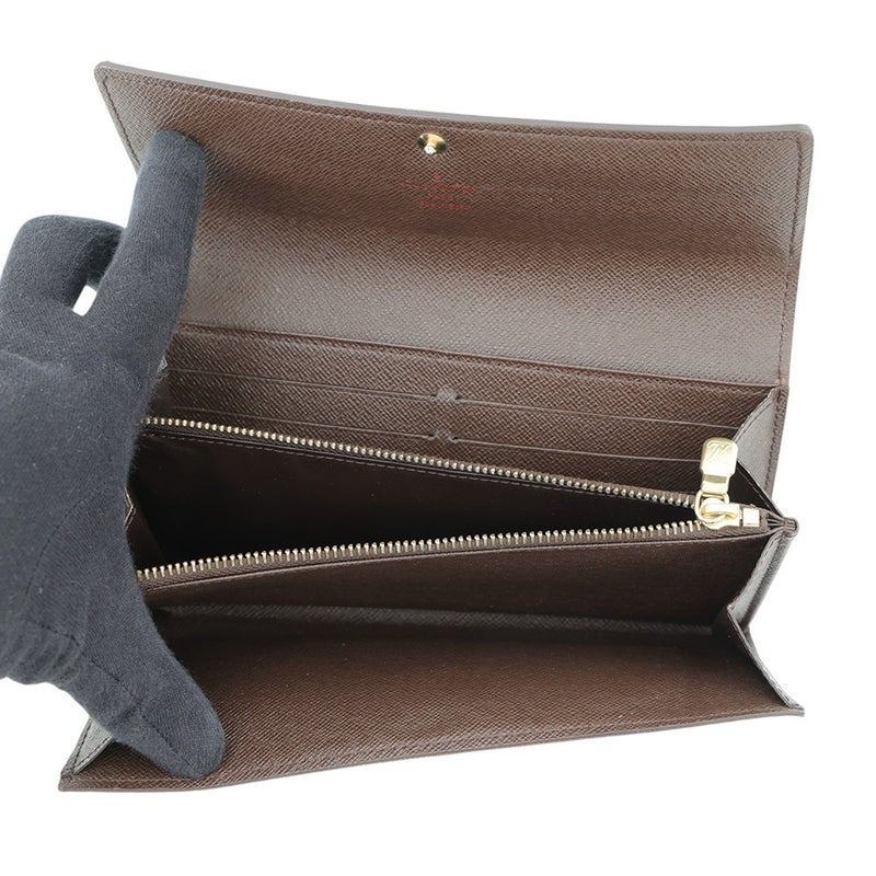 ルイヴィトン 長財布 ダミエ・エベヌ ポルトフォイユ・サラ 旧型 N61734 LOUIS VUITTON ヴィトン 財布