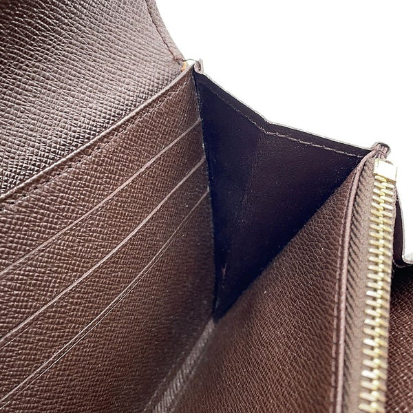 ルイヴィトン 長財布 ダミエ・エベヌ ポルトフォイユ・サラ 旧型 N61734 LOUIS VUITTON ヴィトン 財布