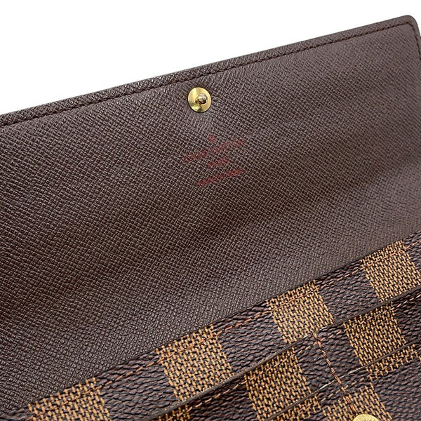 ルイヴィトン 長財布 ダミエ・エベヌ ポルトフォイユ・サラ 旧型 N61734 LOUIS VUITTON ヴィトン 財布
