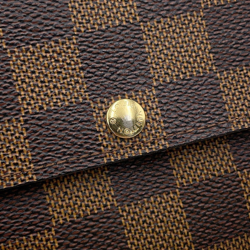 ルイヴィトン 長財布 ダミエ・エベヌ ポルトフォイユ・サラ 旧型 N61734 LOUIS VUITTON ヴィトン 財布