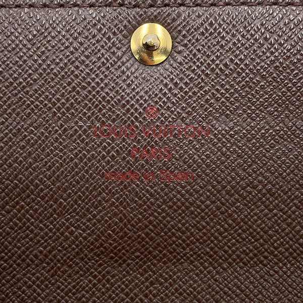 ルイヴィトン 長財布 ダミエ・エベヌ ポルトフォイユ・サラ 旧型 N61734 LOUIS VUITTON ヴィトン 財布